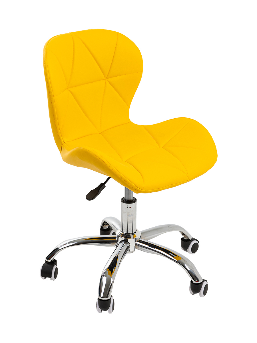 Изображение товара Офисное кресло ракушка Gemlux GL-HC003 желтый пластиковое 47x81x36 см
