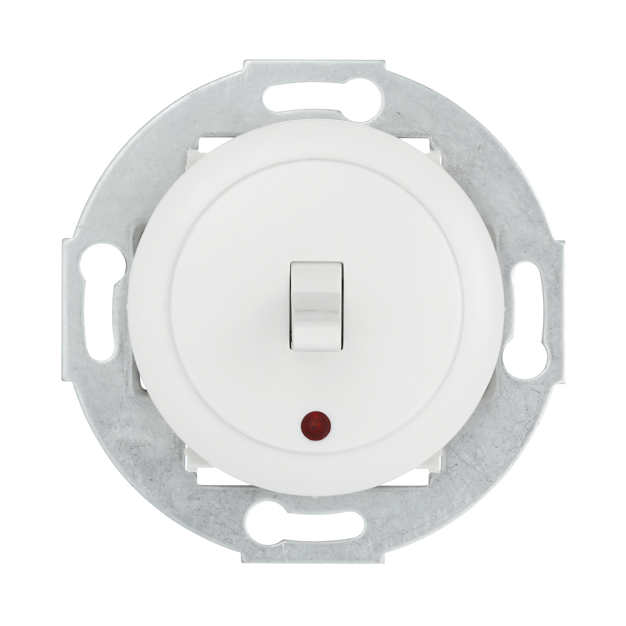 Изображение товара Встраиваемый клавишный переключатель Экопласт LK Vintage 880904-1 белый для освещения