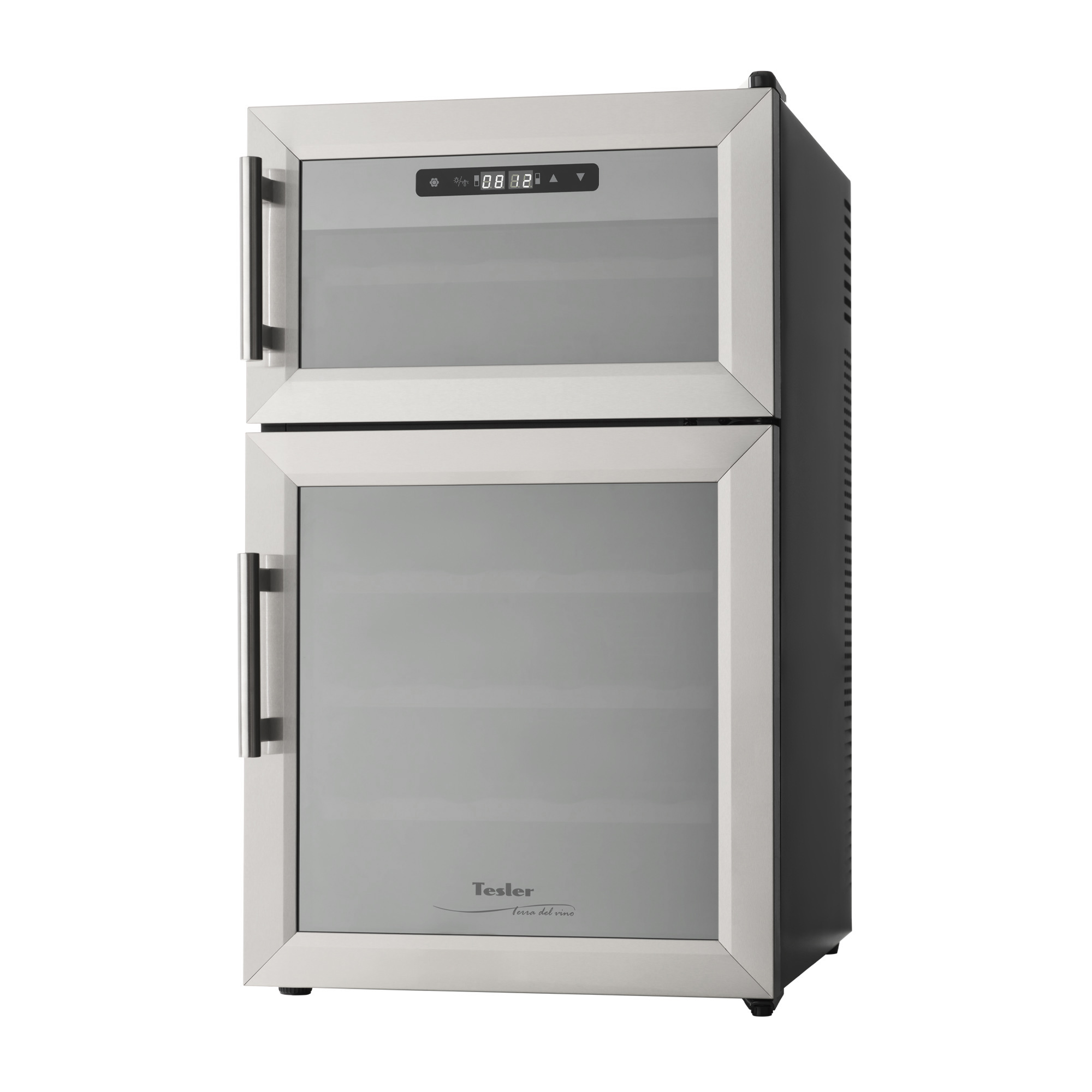Изображение товара Винный шкаф Tesler WCD-242 43x74x52 см нержавеющая сталь цвет черный