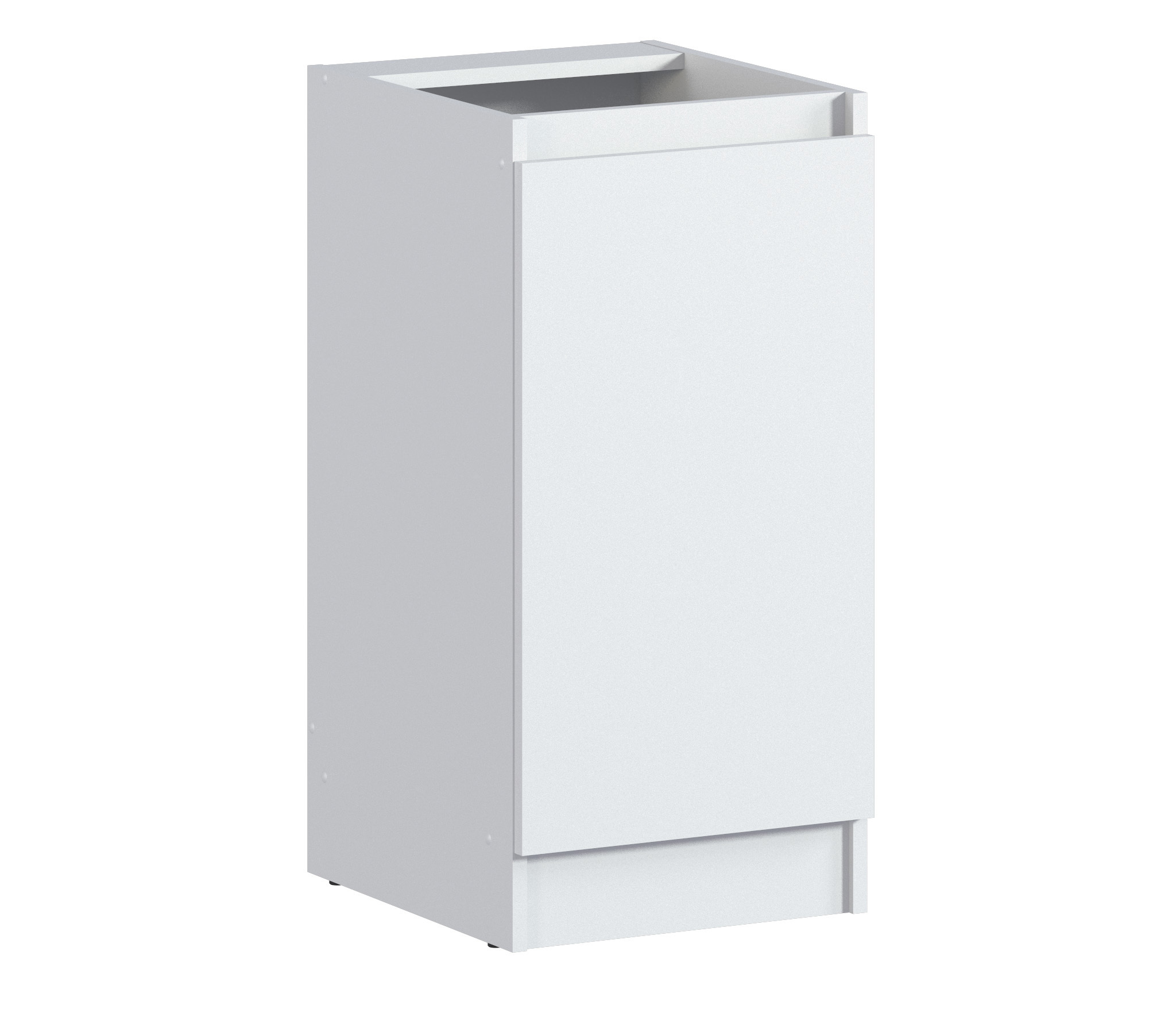 Изображение товара Напольный шкаф Столплит Леон ЛНС-40 30х82х58 см белый ЛДСП