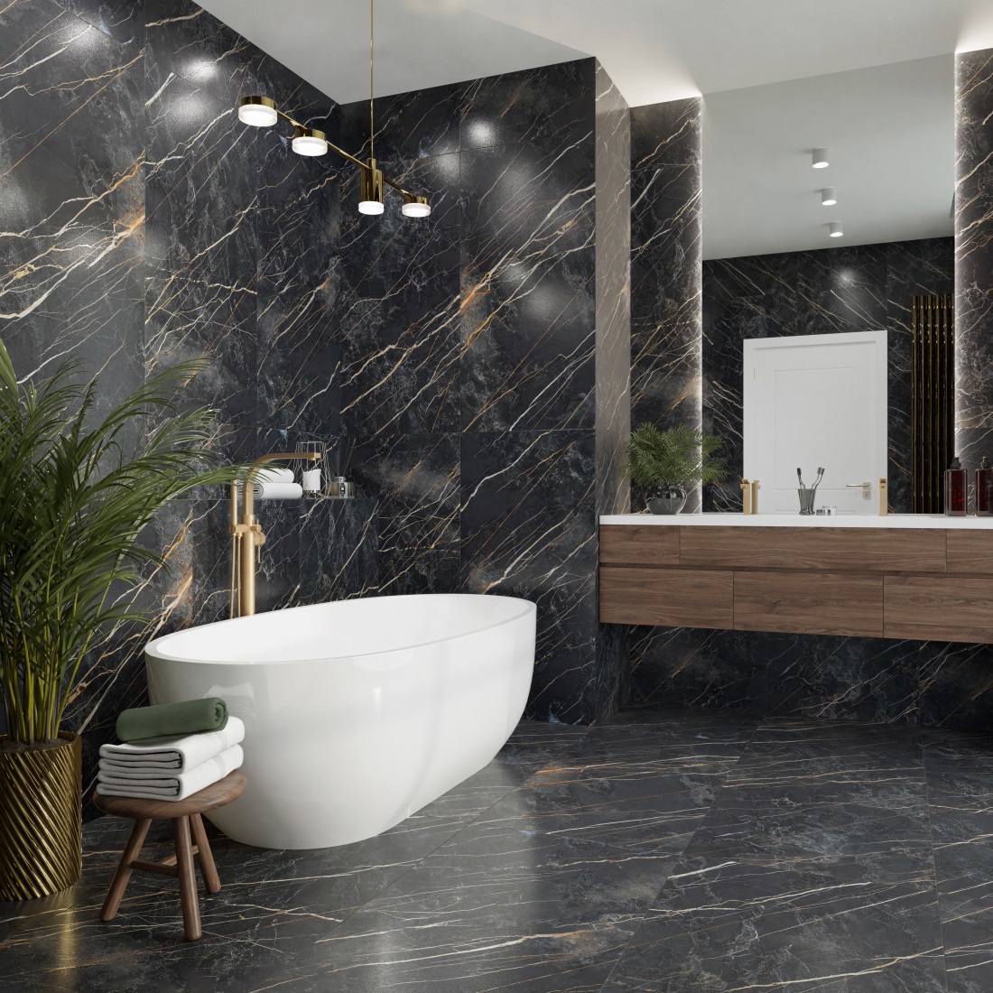 Изображение товара Керамогранит Primavera Grit Granula 78545 60x120см черный противоскользящий