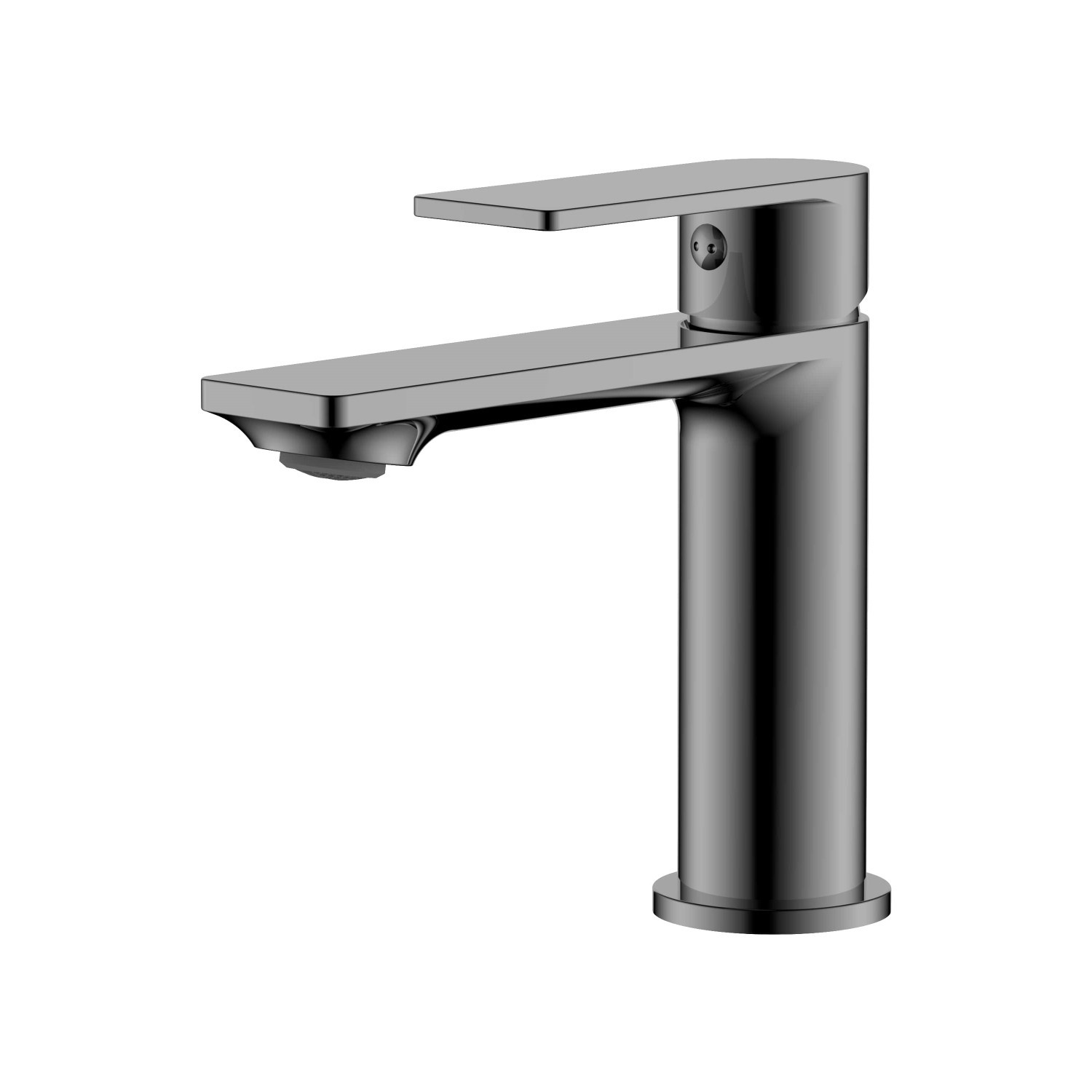 Изображение товара Смеситель для раковины Haiba HB10639-3 однорычажный цвет матовая сталь