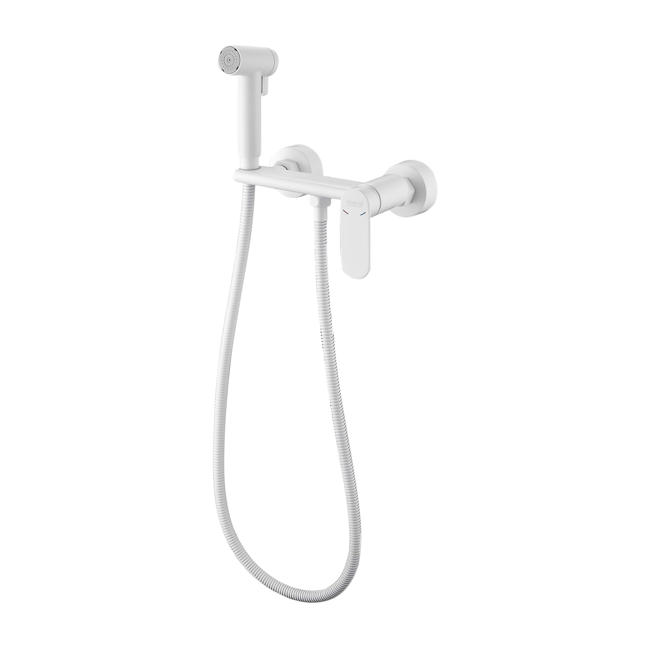 Изображение товара Гигиенический душ Haiba HB5516-8 белый каркас латунь ABS 120 см