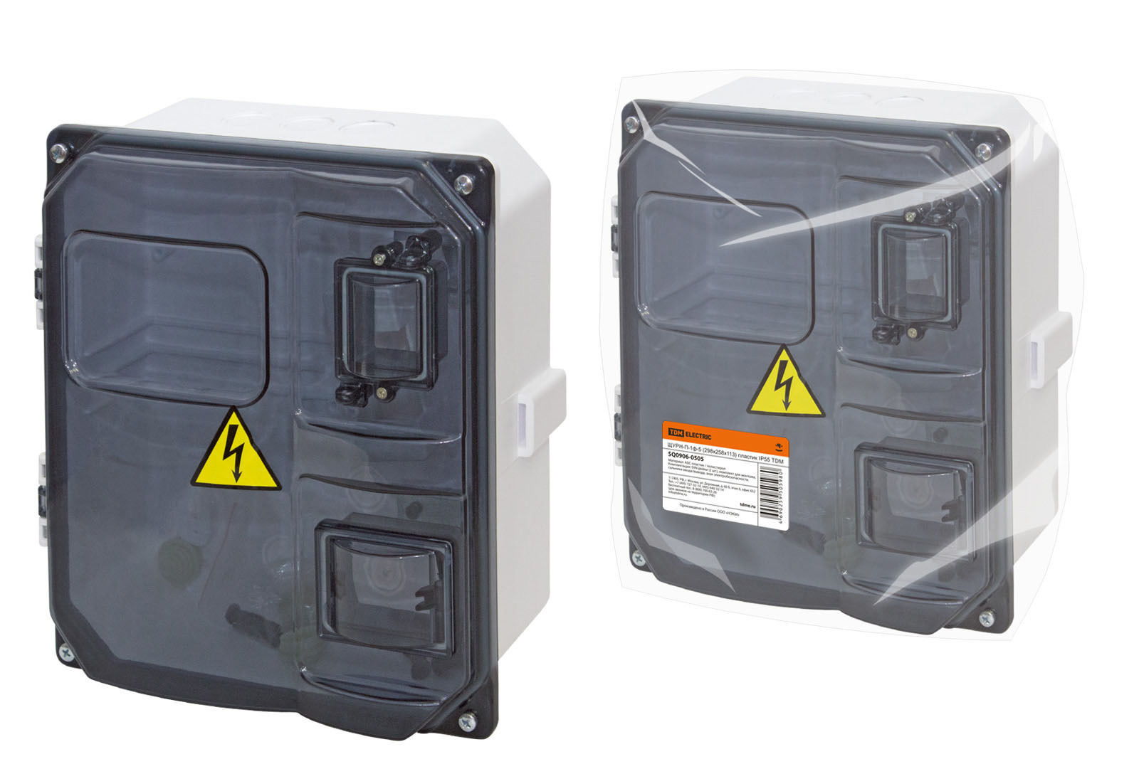 Изображение товара Щит учетно-распределительный TDM Electric IP55 5 модулей для квартиры и офиса