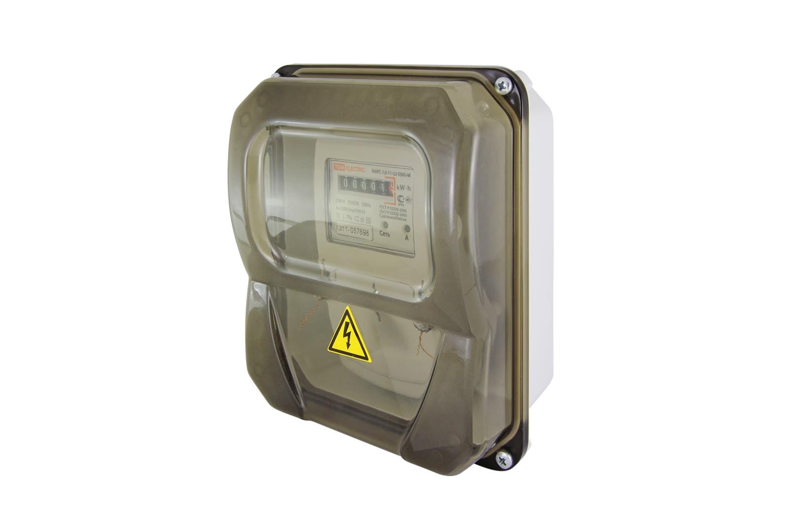 Изображение товара Щит учетно-распределительный навесной Tdm electric ЩУ-1Н-1ф IP55 пластик