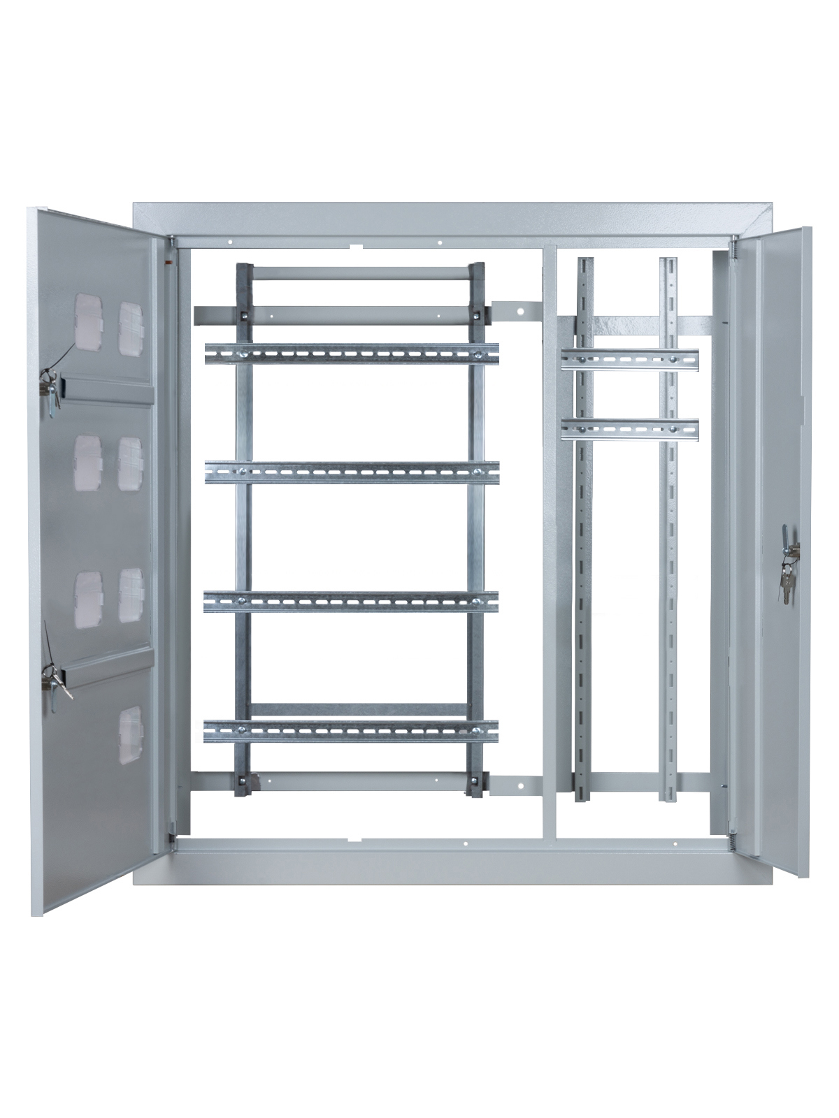 Изображение товара Щит распределительный этажный Tdm electric Народный модификация 3 на 7 квартир 1010x950x160 мм сталь