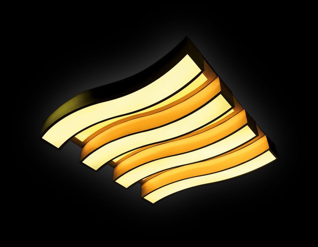 Изображение товара Люстра потолочная светодиодная Ambrella light FP2424 WH 120W+72W