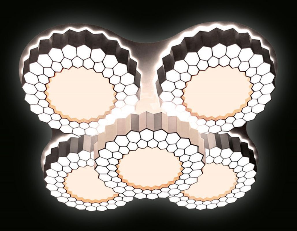 Изображение товара Люстра потолочная светодиодная Ambrella light FH13_5 WH 160W D550x550 нейтральный белый свет