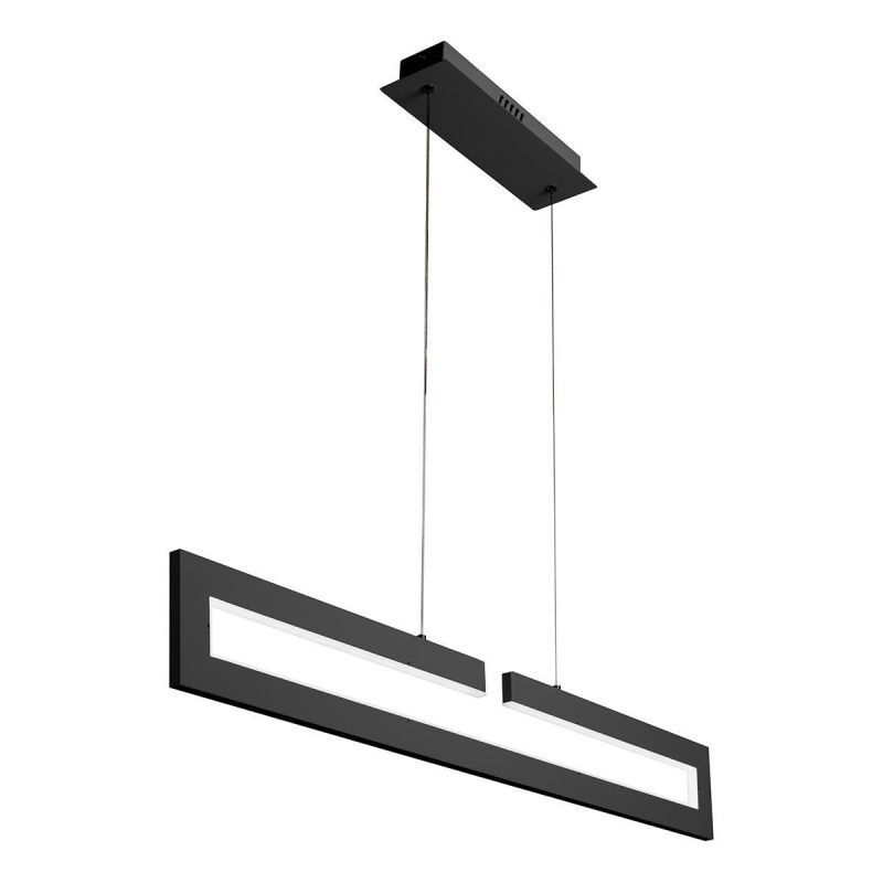 Изображение товара Светильник подвесной светодиодный Iledex Stalker 9082-900x90-D BK нейтральный белый свет