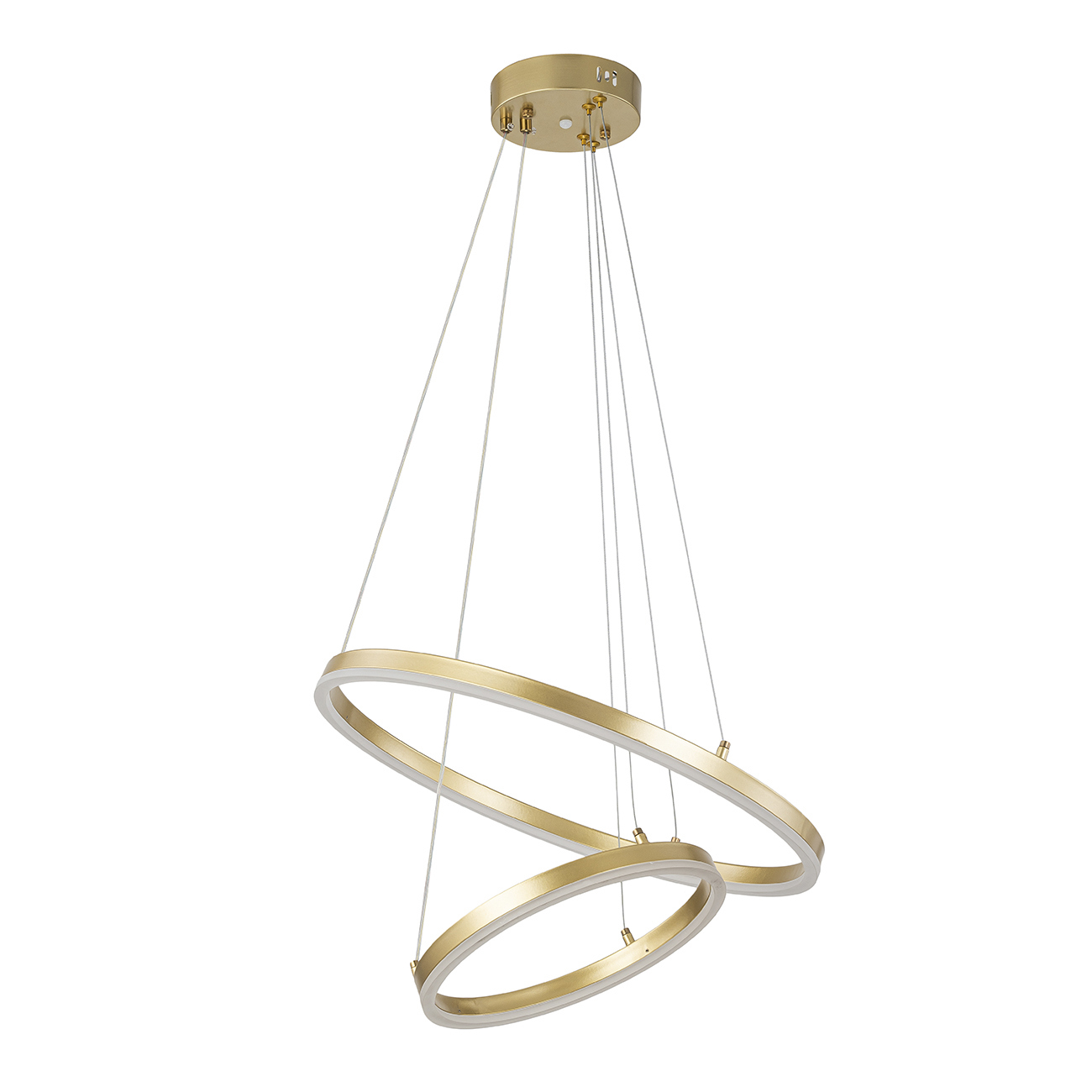 Изображение товара Светильник подвесной светодиодная Escada 10254/2led gold app с пультом управления 20 м² регулируемый свет цвет золото