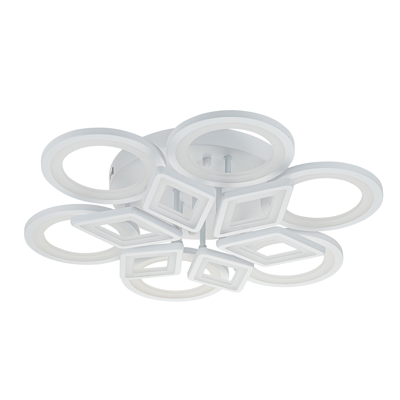 Изображение товара Люстра потолочная светодиодная Escada 10248/12led с пультом управления 45 м² теплый белый (желтый), нейтральный белый свет цвет белый