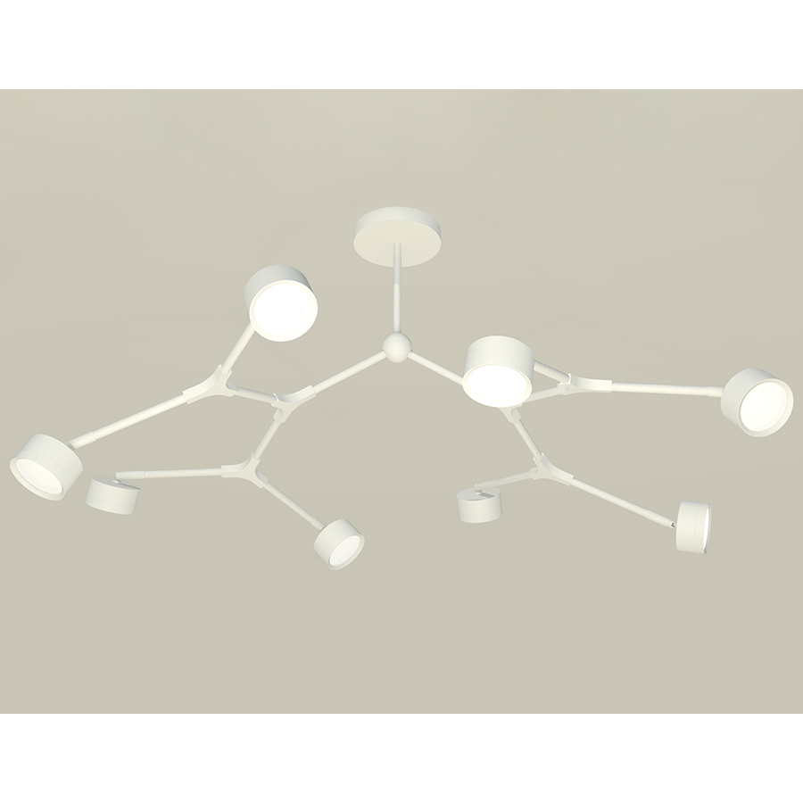 Изображение товара Люстра на штанге светодиодная Ambrella light Xb9059150 16 м² нейтральный белый свет цвет белый