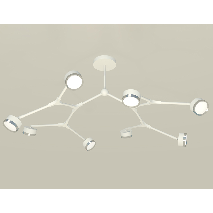 Изображение товара Люстра на штанге светодиодная Ambrella light Xb9059151 16 м² нейтральный белый свет цвет белый