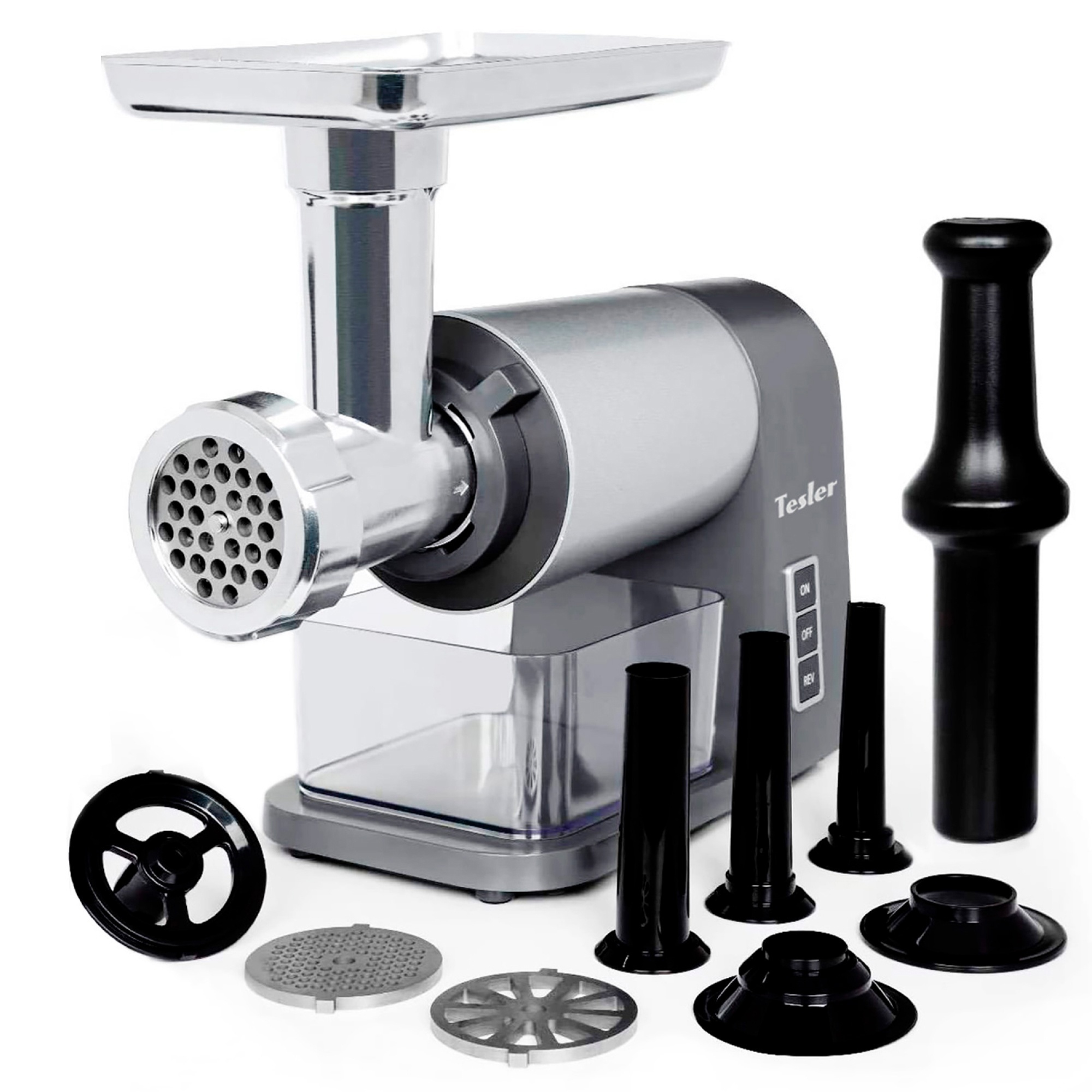 Изображение товара Мясорубка Tesler MG-2001 DC 600 Вт серебристая для домашнего использования