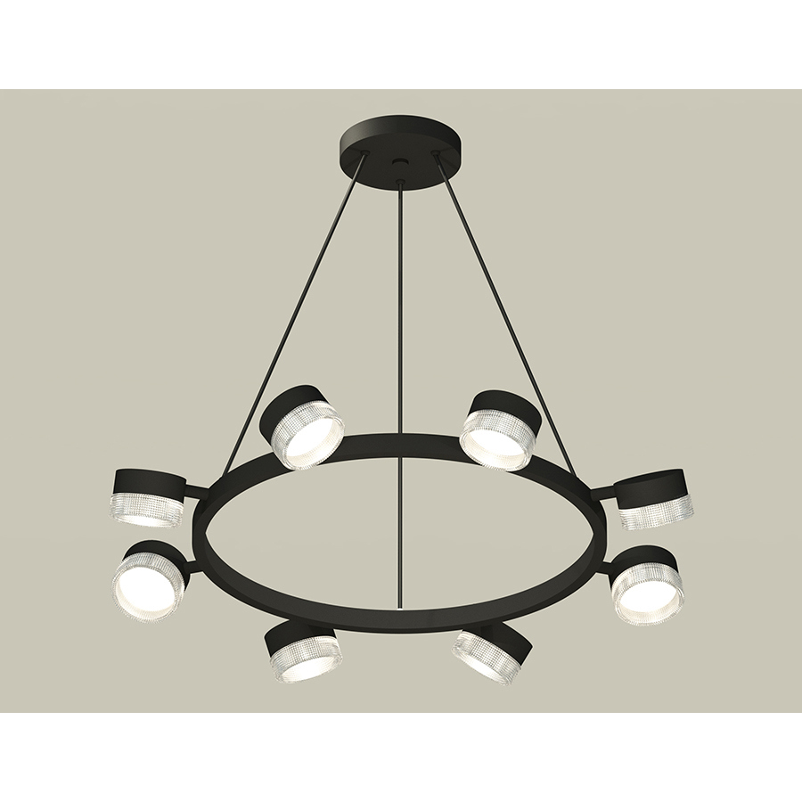 Изображение товара Светильник подвесной светодиодная Ambrella light Xb9198250 16 м² нейтральный белый свет цвет черный