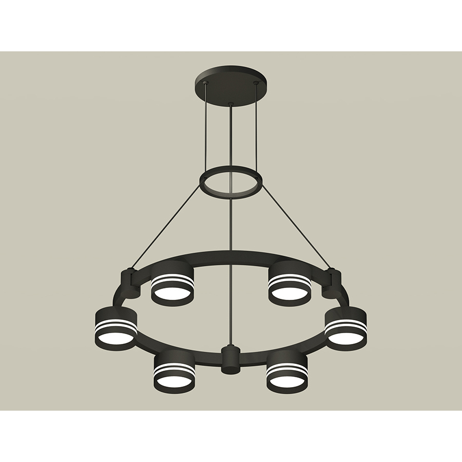 Изображение товара Светильник подвесной светодиодная Ambrella light Xr92051203 12 м² нейтральный белый свет цвет черный