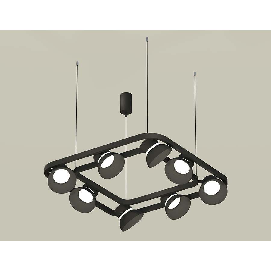 Изображение товара Подвесной светодиодный светильник Ambrella light XB9182080 16 м² черный современный дизайн