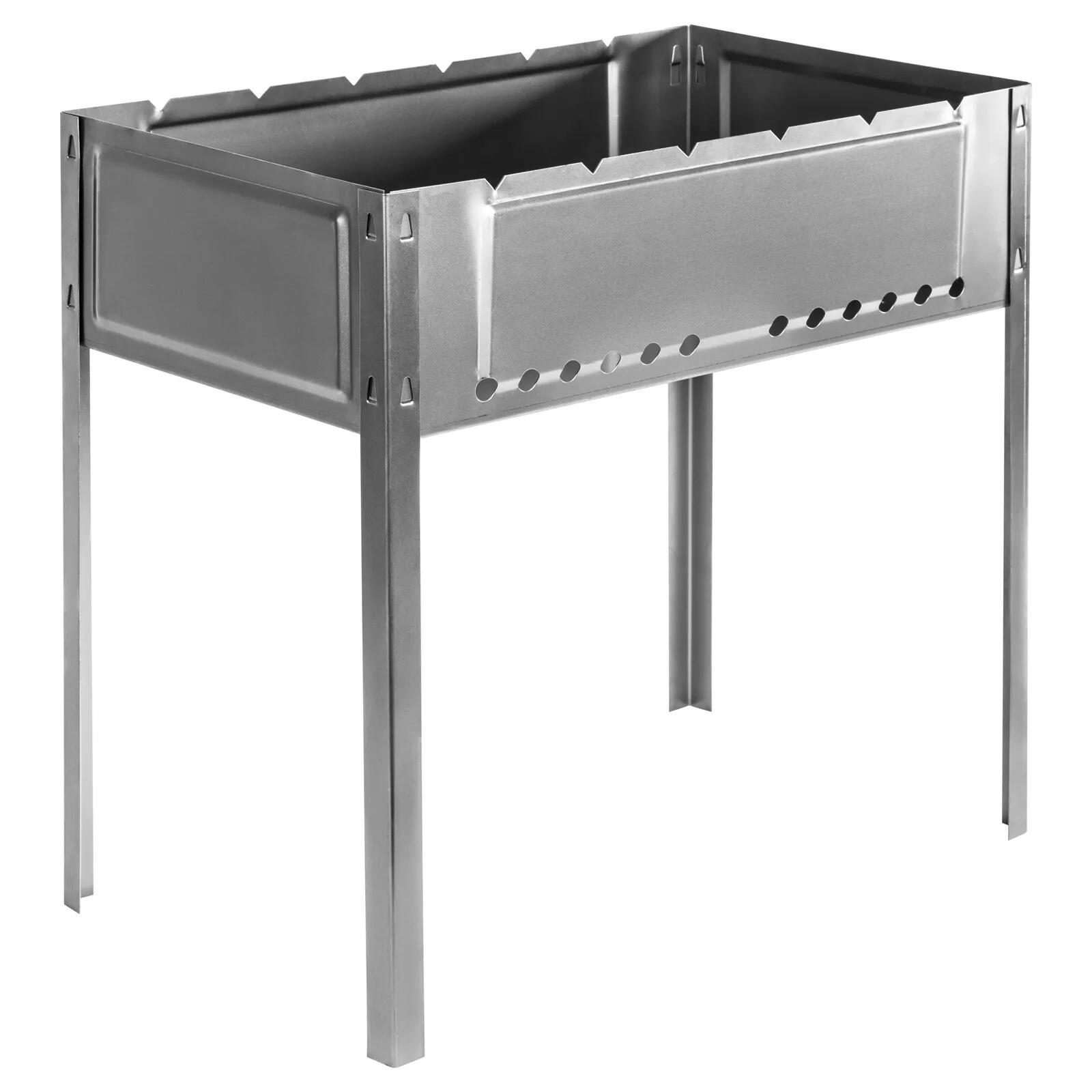 Изображение товара Мангал облегченный Palisad Camping 69544 с ребрами жесткости 500x300x500 мм