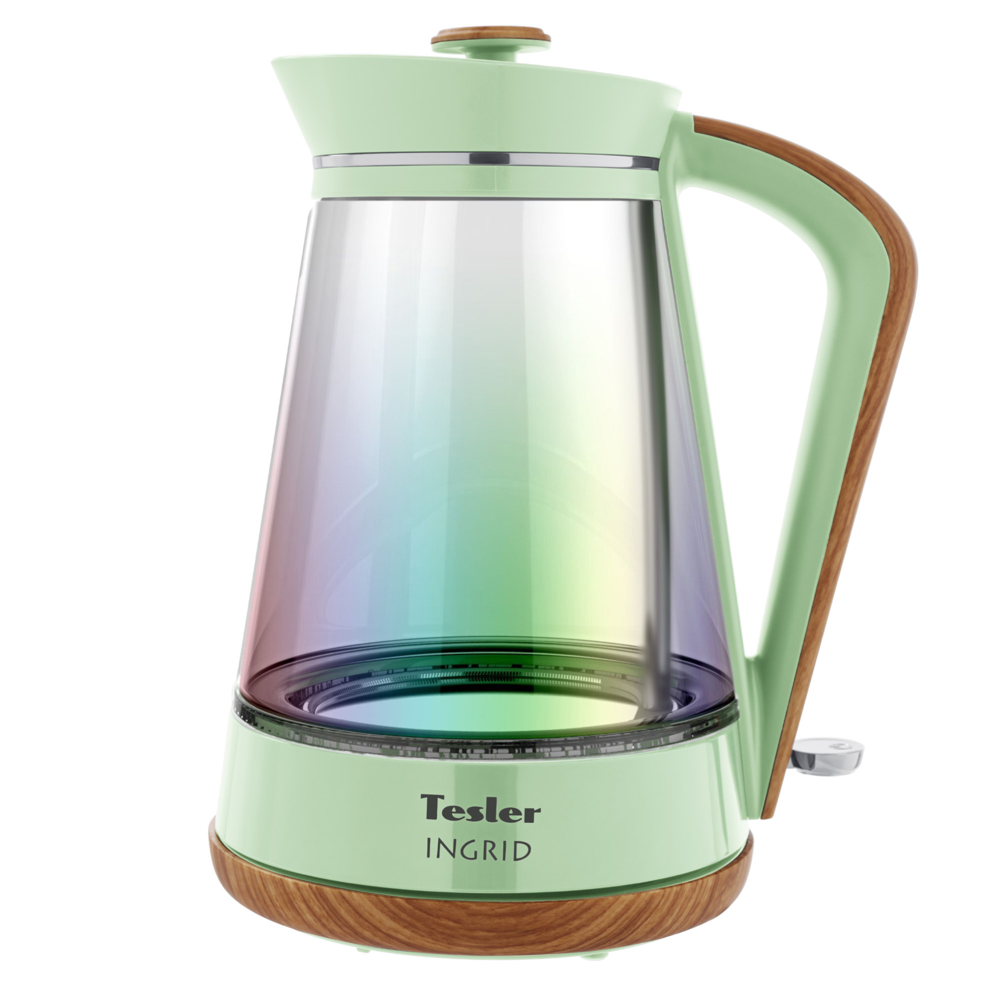 Изображение товара Электрический чайник TESLER INGRID KT-1750 1.7 л стекло зелёный
