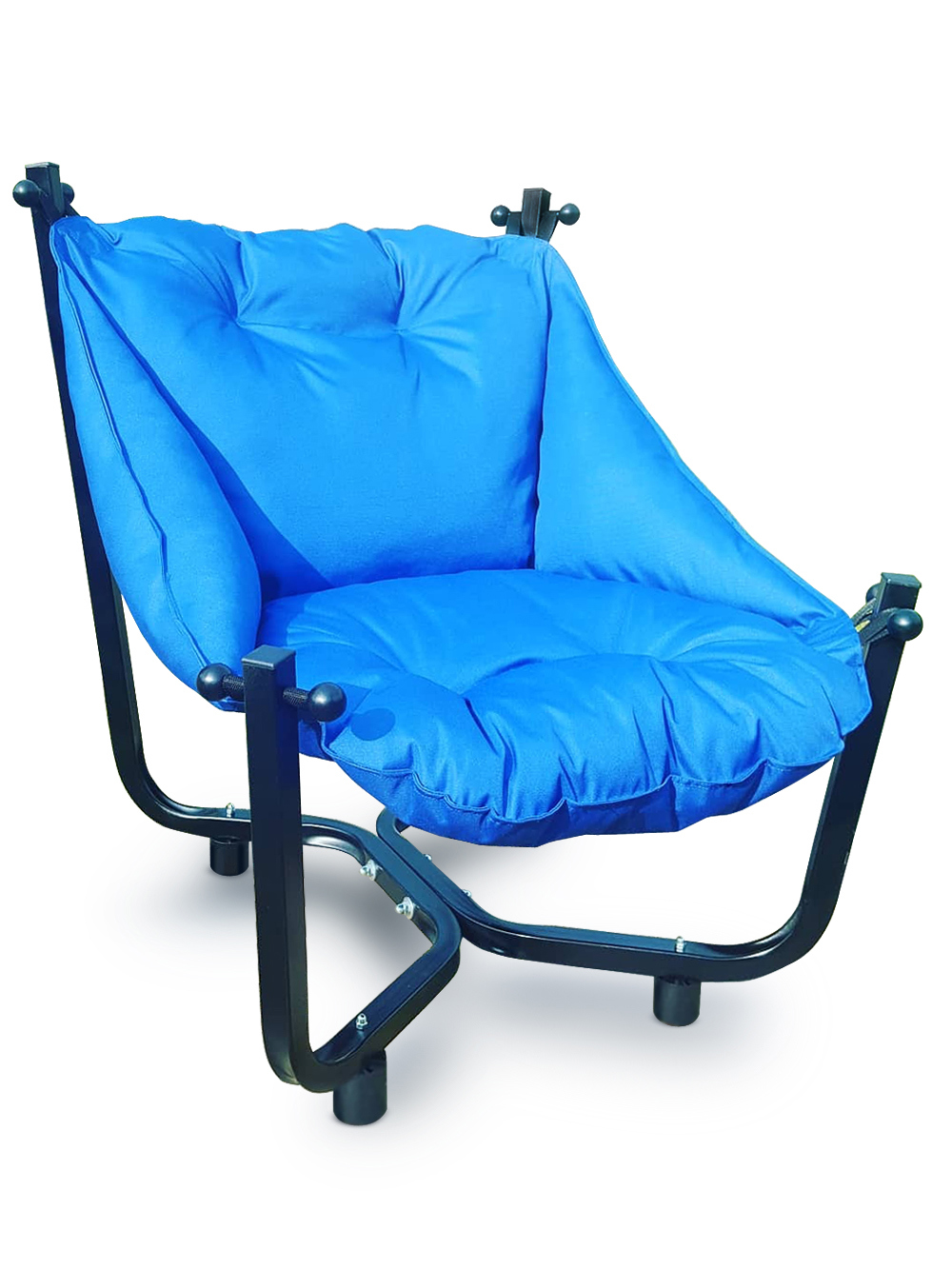 Изображение товара Кресло садовое с подушкой KNZ синий для отдыха и дачи