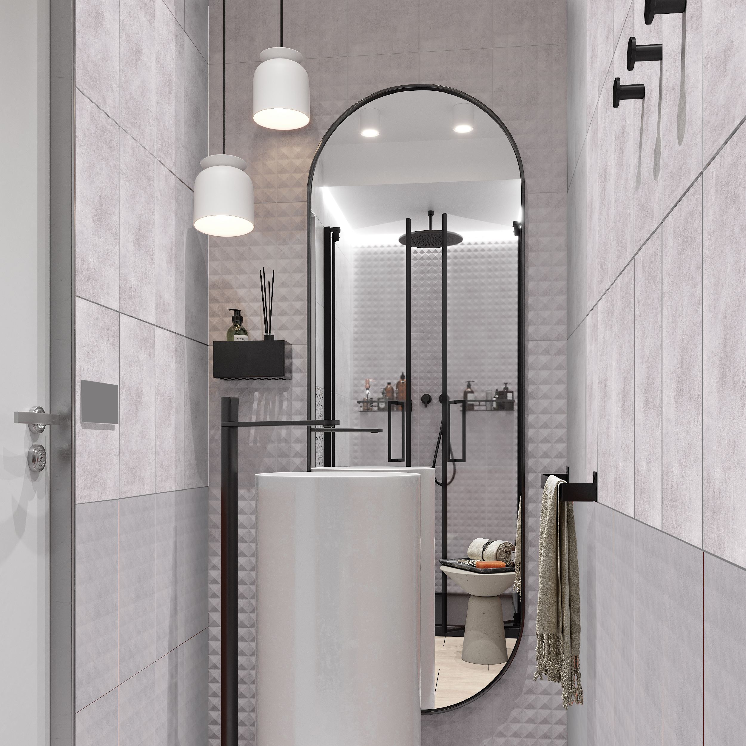 Изображение товара Настенная плитка Culto Asana Cemento Fog 20x40 см для стен