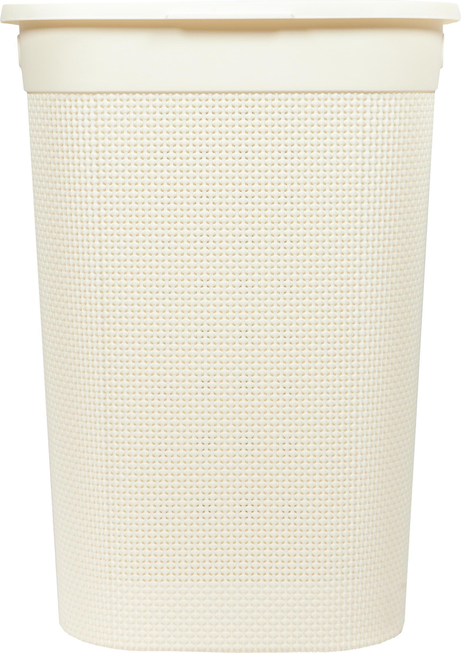 Изображение товара Корзина для белья Plast Team Oslo цвет молочный