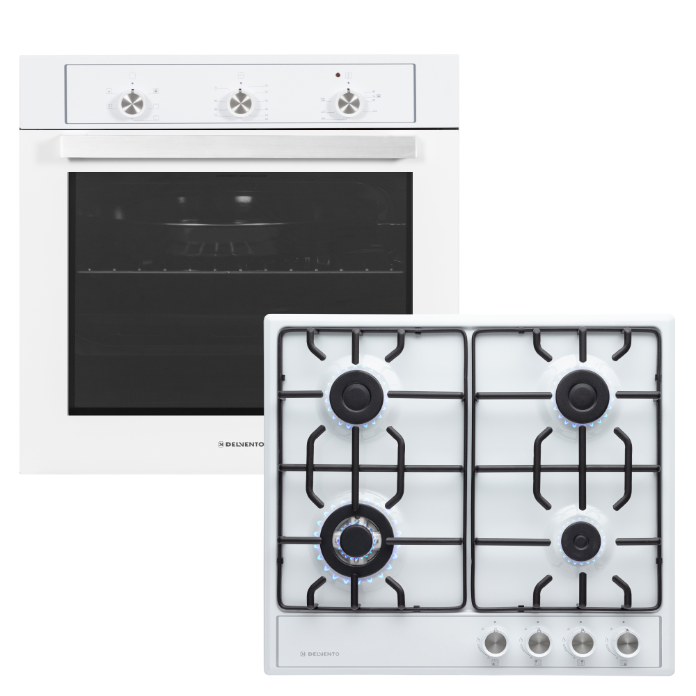 Изображение товара Комплект бытовой техники 2 предмета Delvento V66V41W01 цвет белый