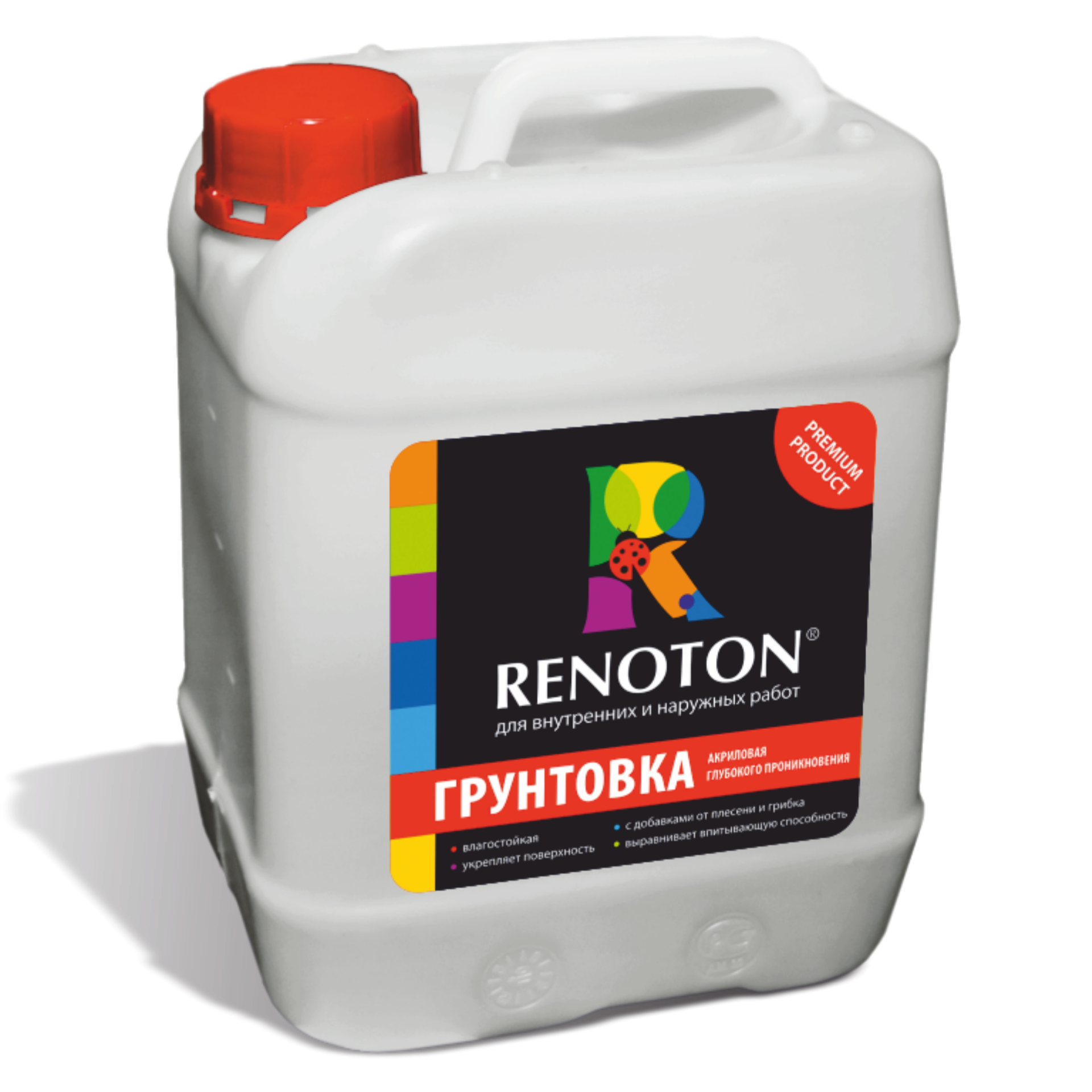 Изображение товара Грунтовка универсальная RENOTON ВДАК 20л для внутренних и наружных работ Изображение товара Грунтовка универсальная RENOTON ВДАК 20л для внутренних и наружных работ