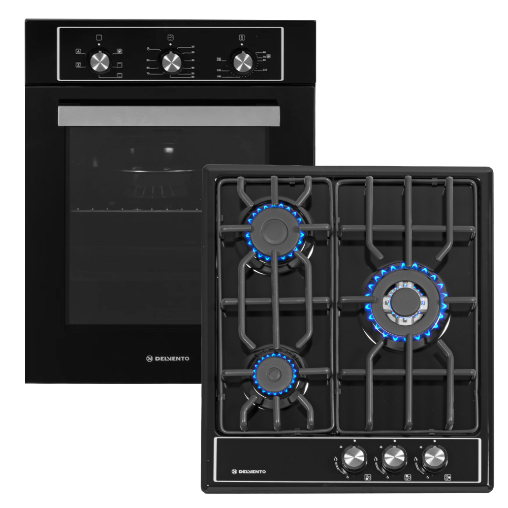 Изображение товара Комплект бытовой техники 2 предмета Delvento V44V35M01 цвет серый