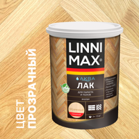 Изображение товара Лак для паркета и пола Linnimax глянцевый прозрачный 0.9 л