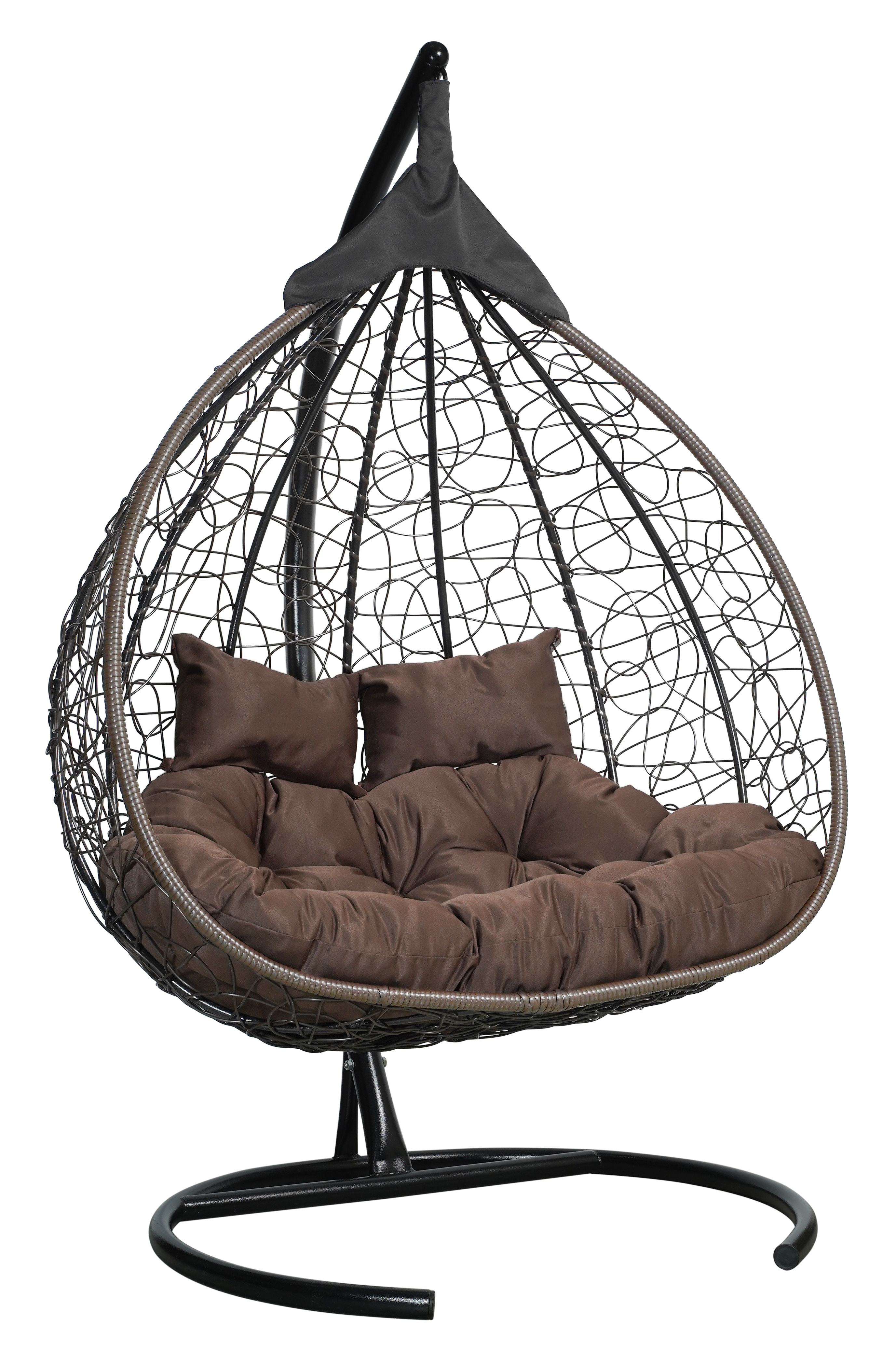 Изображение товара Кресло подвесное Laura outdoor FIS 301 двухместное коричневое