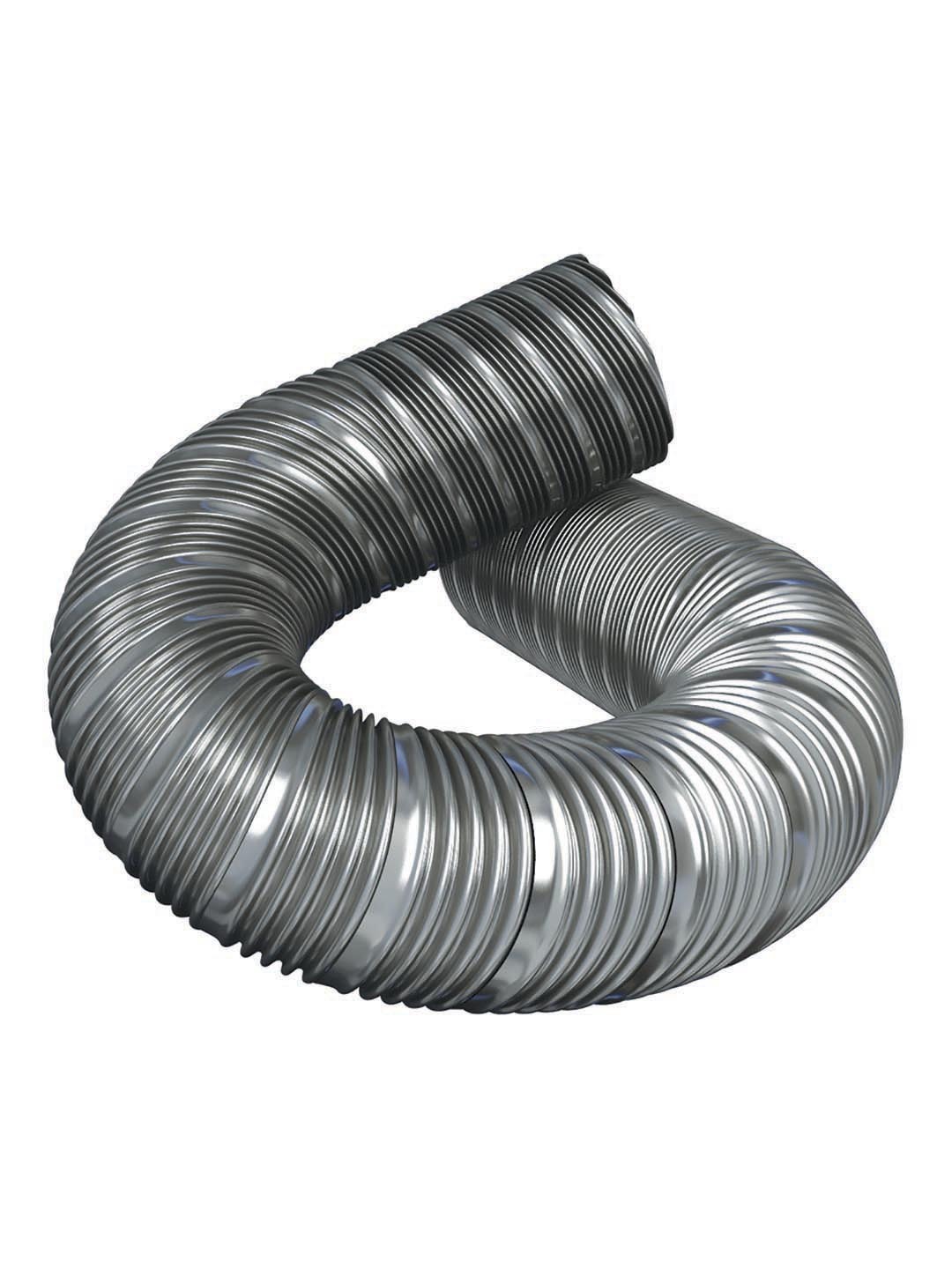 Изображение товара Воздуховод спирально навивной Era FD D100 1 м нержавеющая сталь