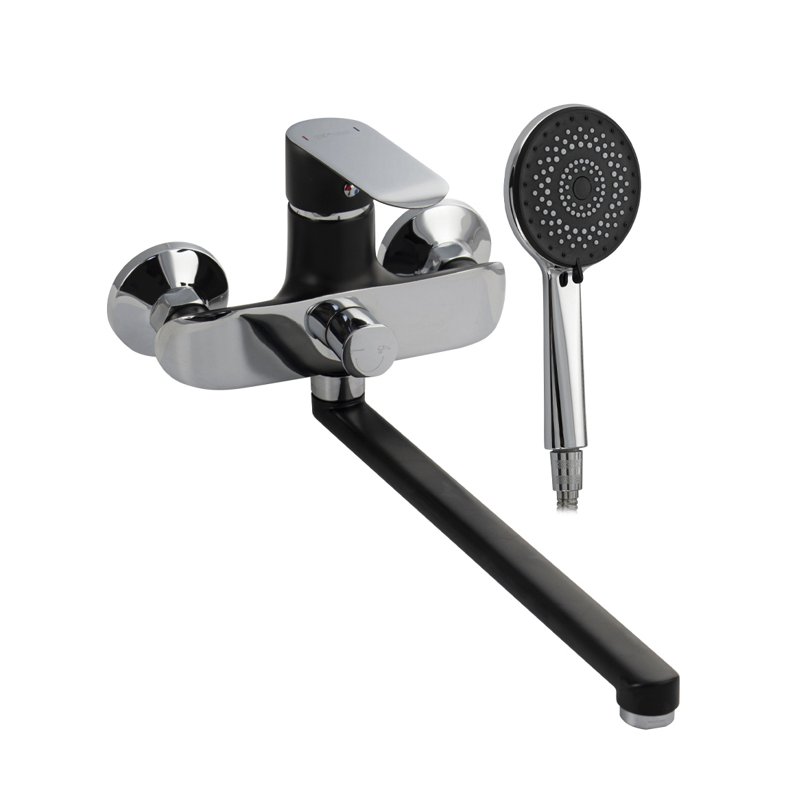 Изображение товара Смеситель для ванны Gfmark 5570 однорычажный с душевой лейкой цвет черный