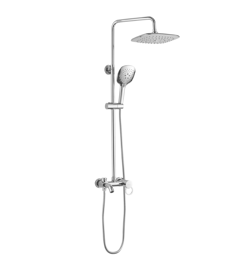 Изображение товара Душевая стойка Brimix Тропический душ 3074 3 режимная цвет хром