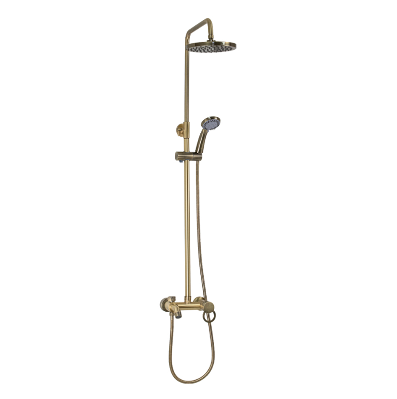 Изображение товара Душевая стойка Brimix Тропический душ 3086 с 3 режимами бронза