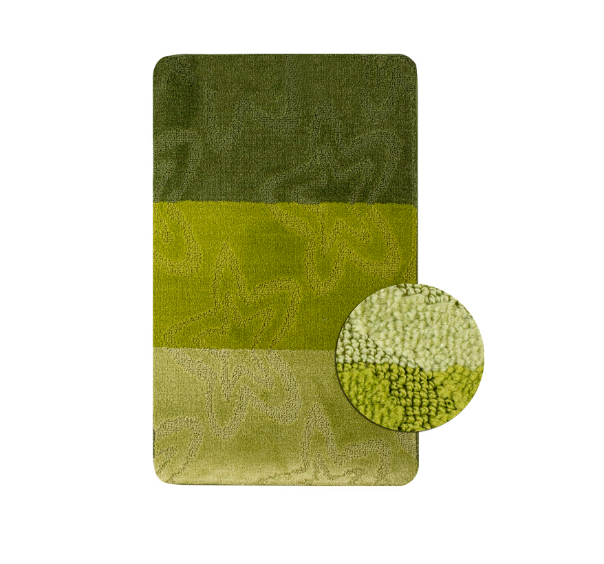 Изображение товара Коврик для ванной комнаты САНАКС 00213 100x60см цвет серый, серебристый