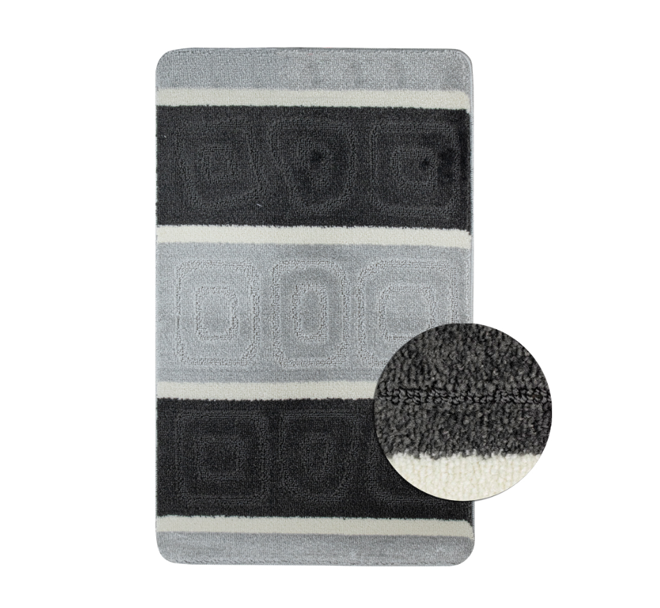 Изображение товара Коврик для ванной комнаты SILVER 00218 60x100 см полиэстер