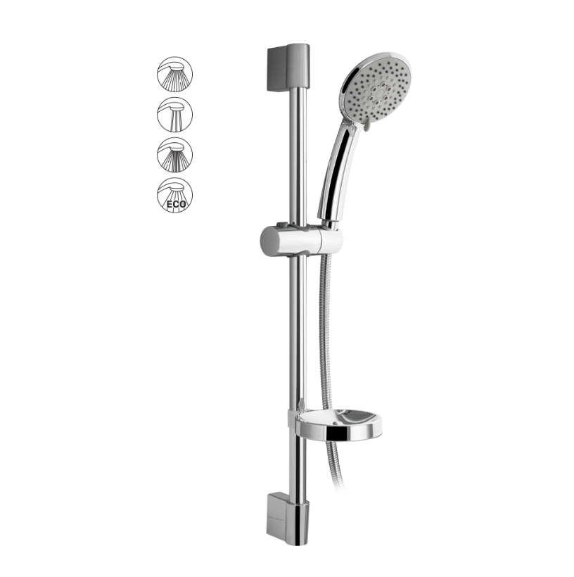 Изображение товара Стойка душевая с душевой лейкой BRIMIX 650 4 режима
