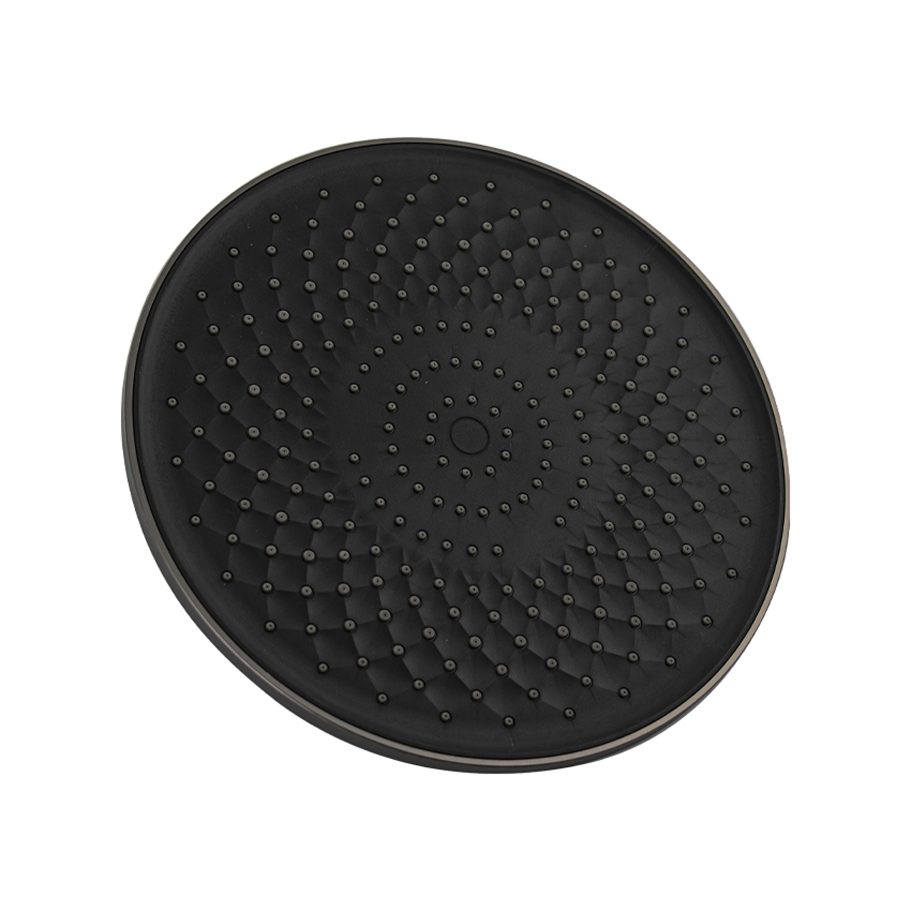 Изображение товара Верхняя лейка душа GFMARK 6442 с диаметром 25 см — графитовый ABS