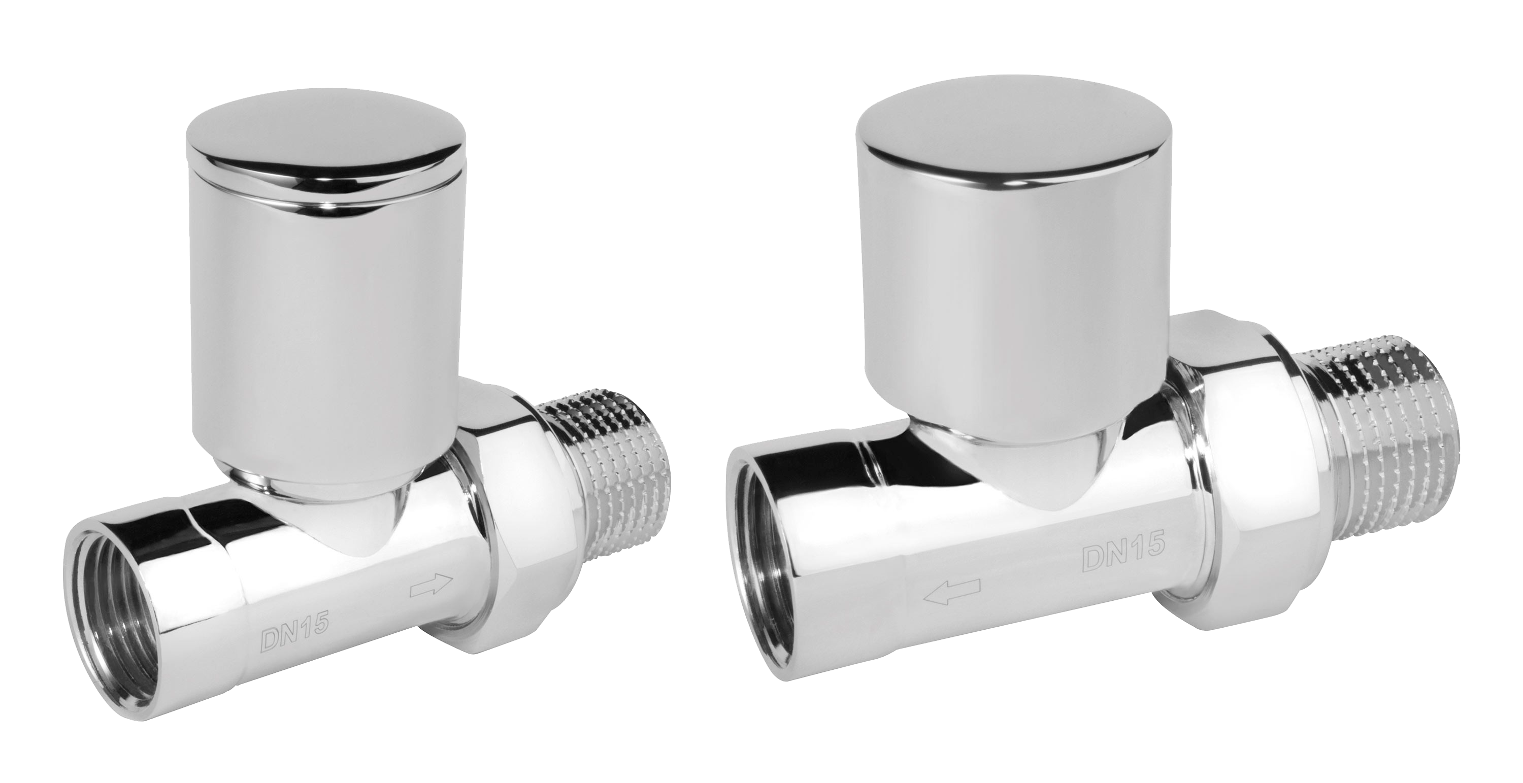 Изображение товара Комплект подключения радиатора прямой Vivaldo SRV 1/2"хром