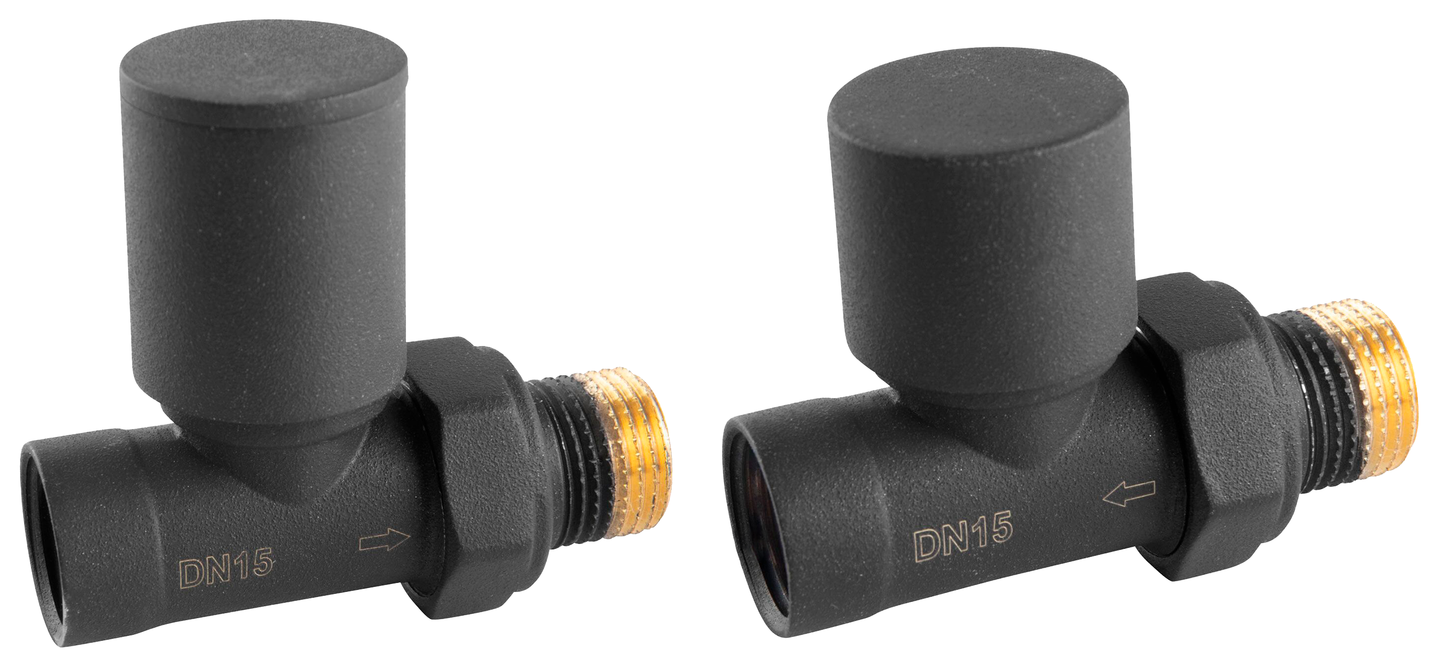 Изображение товара Комплект подключения радиатора VIVALDO SRV 1/2 антрацит