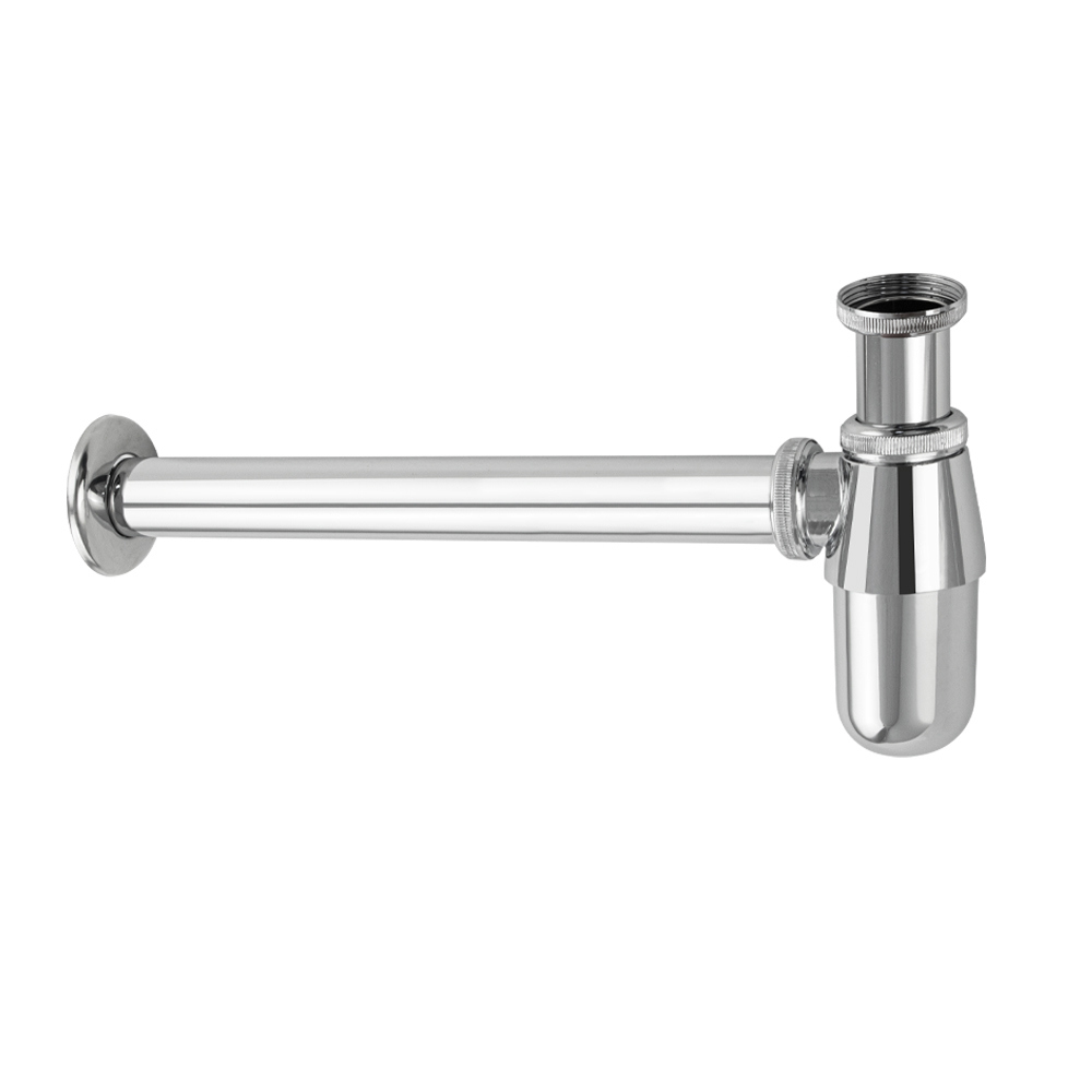 Изображение товара Сифон для мойки Brimix 8724 латунь хром мокрый затвор бутыльный