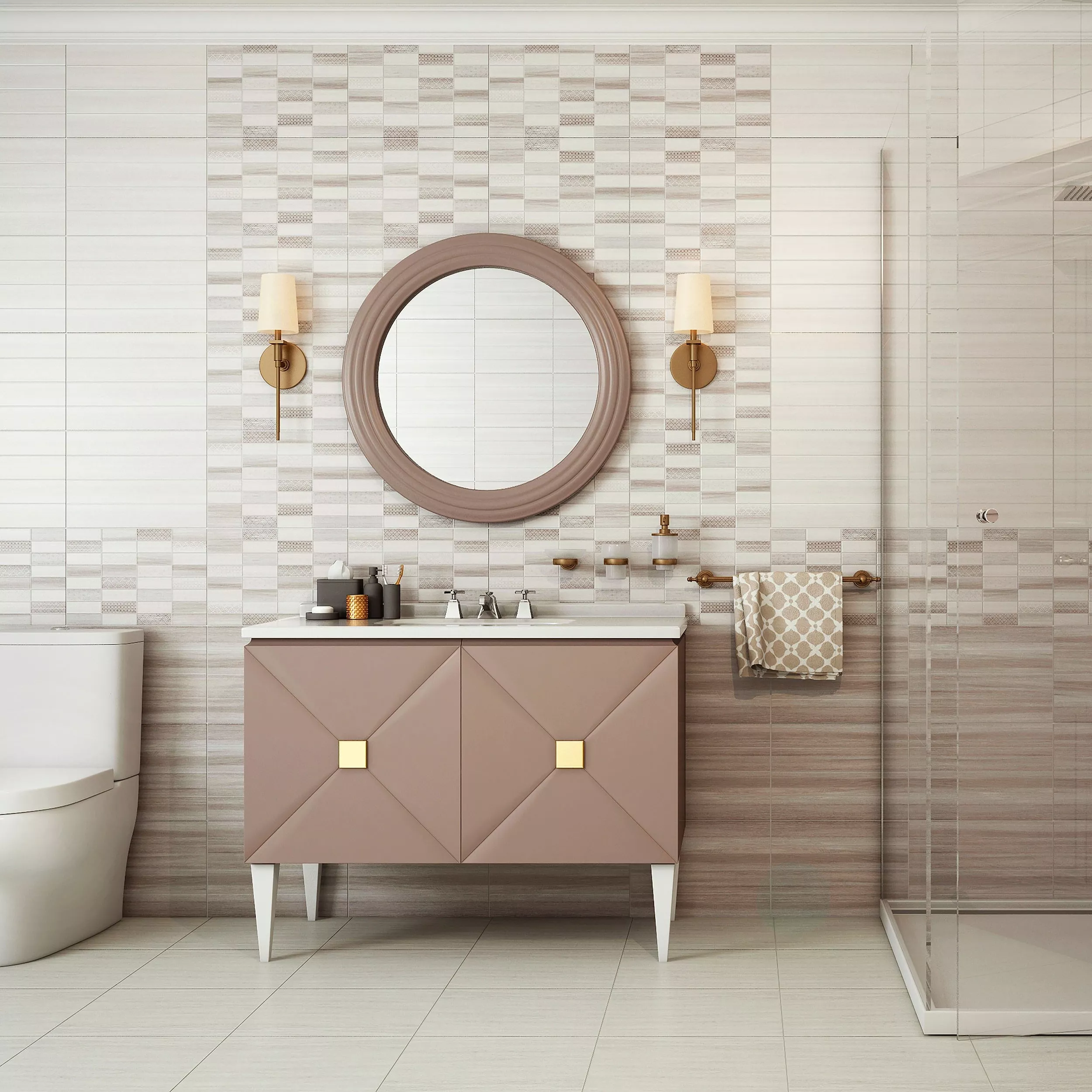 Изображение товара Керамогранит Керамин Нидвуд 00-002017 27.5x40см белый