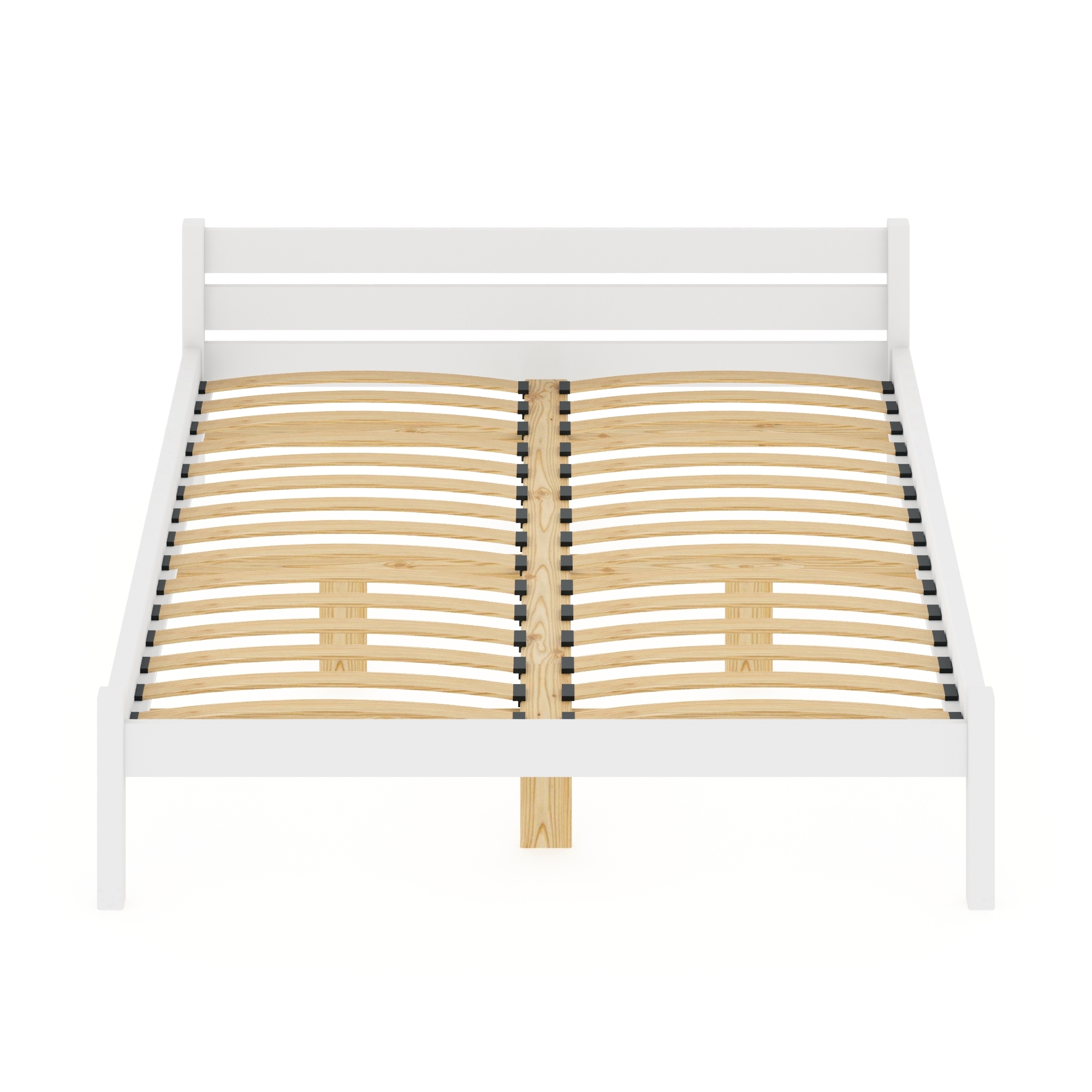 Изображение товара Кровать Solarius Классика орто 160x200 см массив сосны цвет белый