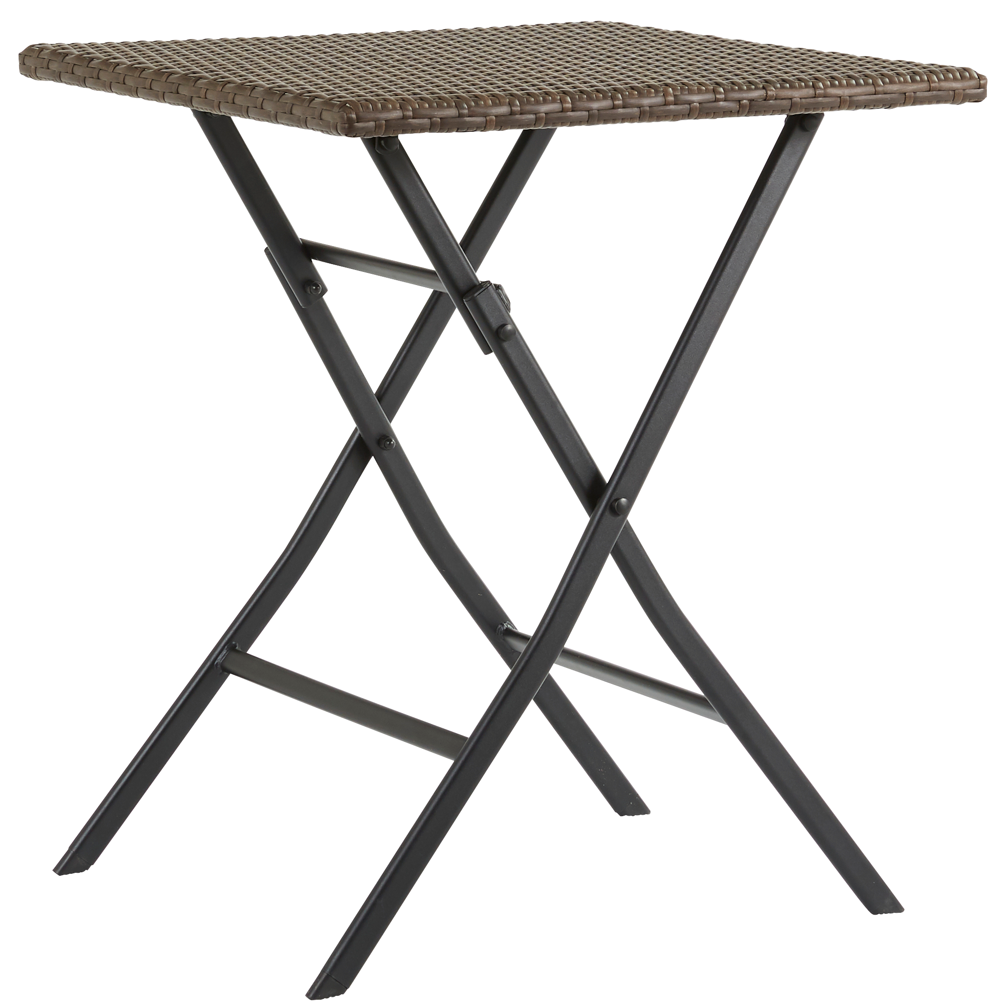 Изображение товара Стол садовый складной Zena Origami 60x60 см сталь/пластик цвет коричневый