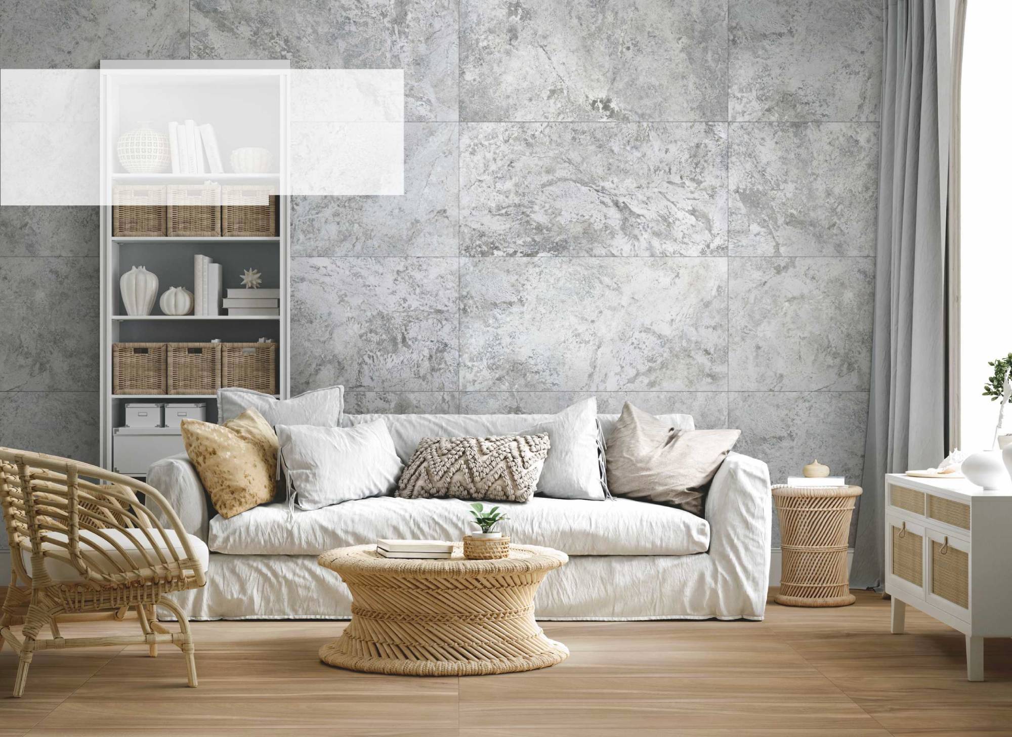 Изображение товара Керамогранит IDALGO HOME Граните доломити 60x120 серый полированный