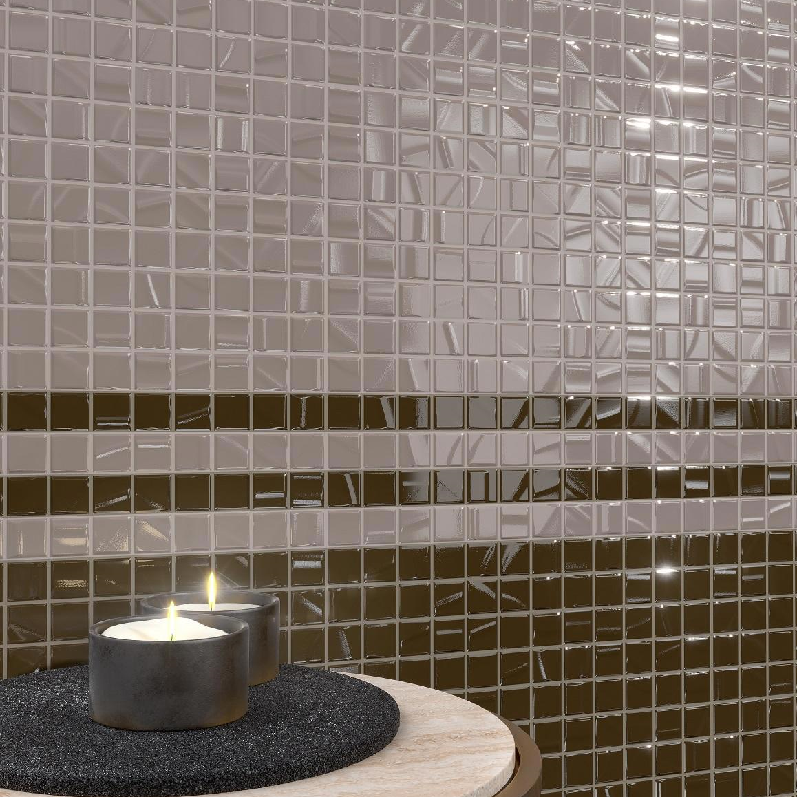 Изображение товара Мозаика Kerama Marazzi Темари 29.8x29.8 см дымчатая для внутренней отделки