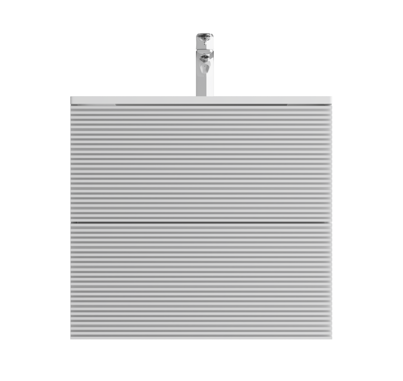 Изображение товара Тумба под раковину AM.PM Struktura подвесная 60 см влагостойкая ЛДСП МДФ белая