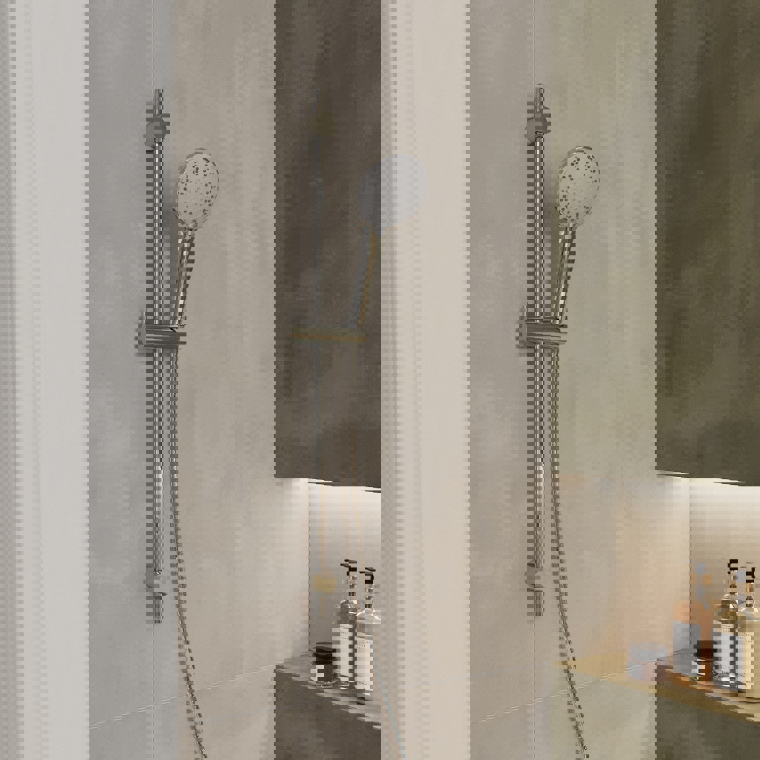 Изображение товара Лейка для душа Milardo ILS5FCRM18 5 режимная цвет глянцевый хром