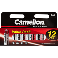 Изображение товара Батарейка алкалиновая Camelion Plus LR6 AA 12 шт. 2700 мАч 1.5 В